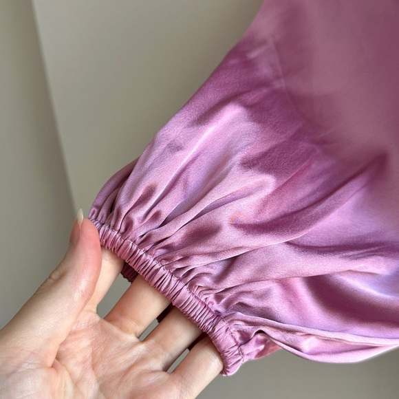 Anthropologie Porridge Colorblocked Maxi Dress, Pink/Fuchsia, Size Small - Picture 10 of 16